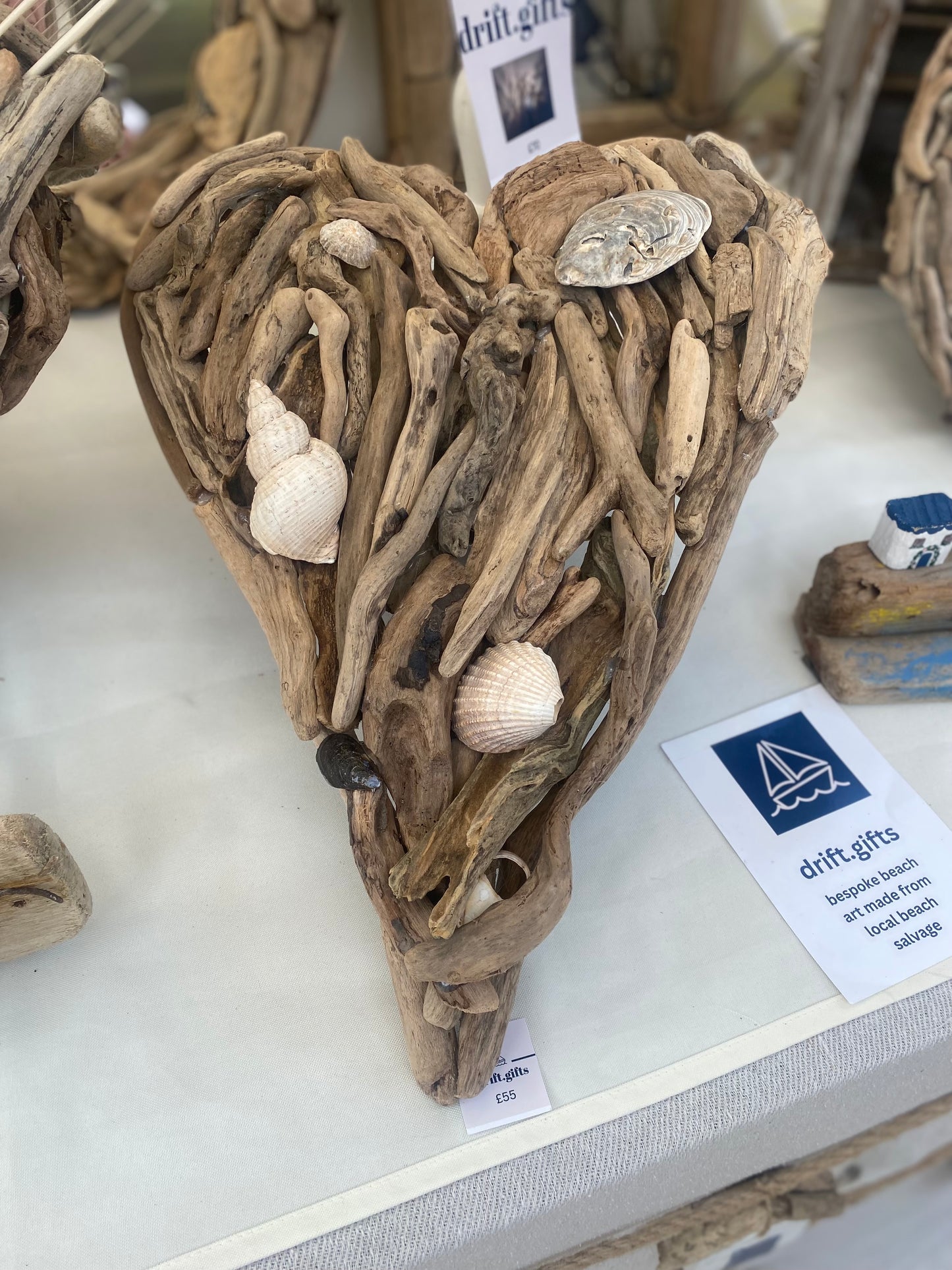 Driftwood Heart (Stretched)