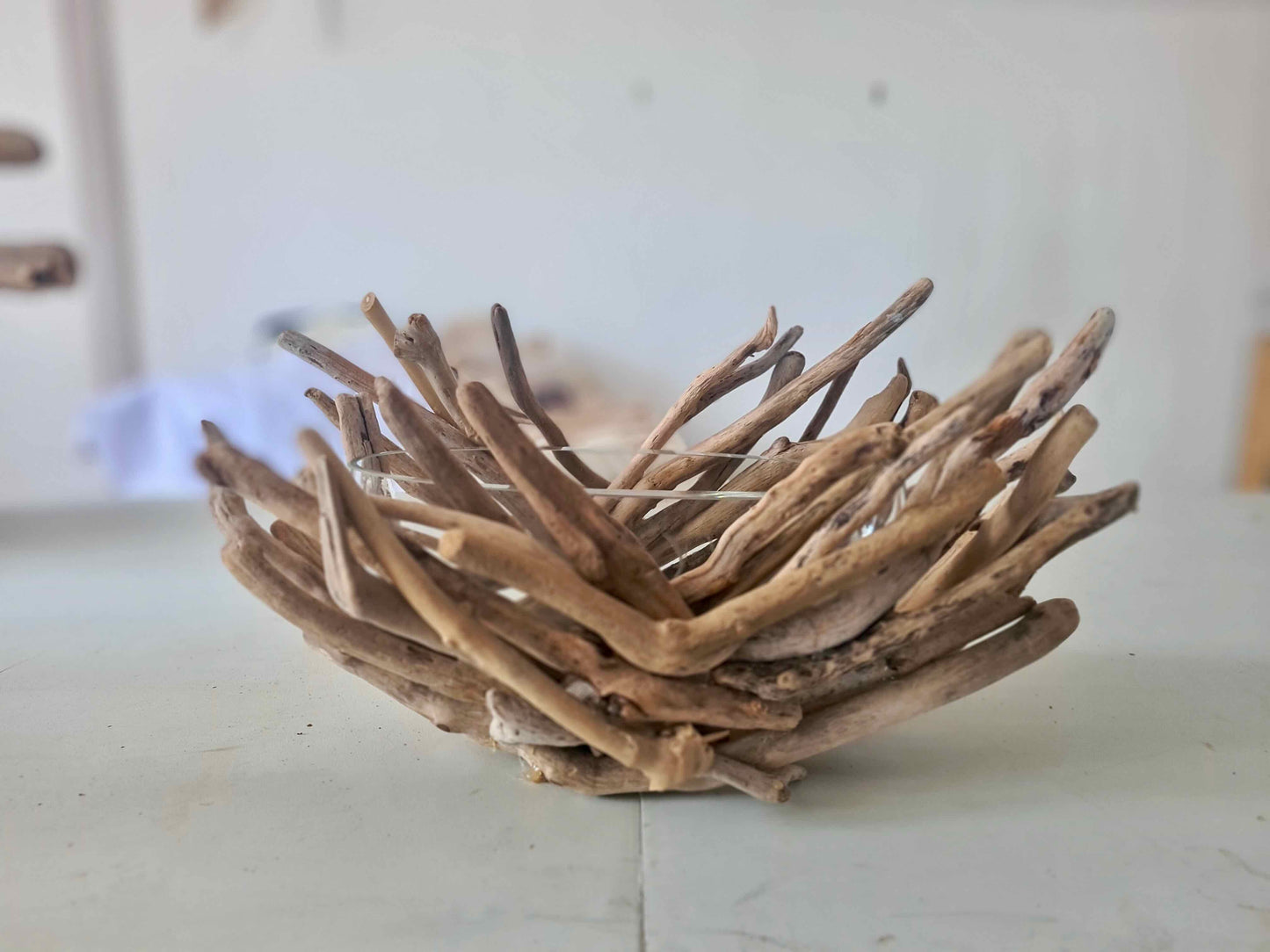 handmade driftwood bowl