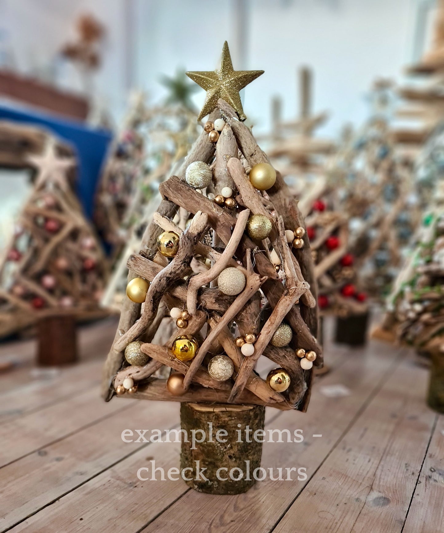 driftwood Christmas tree