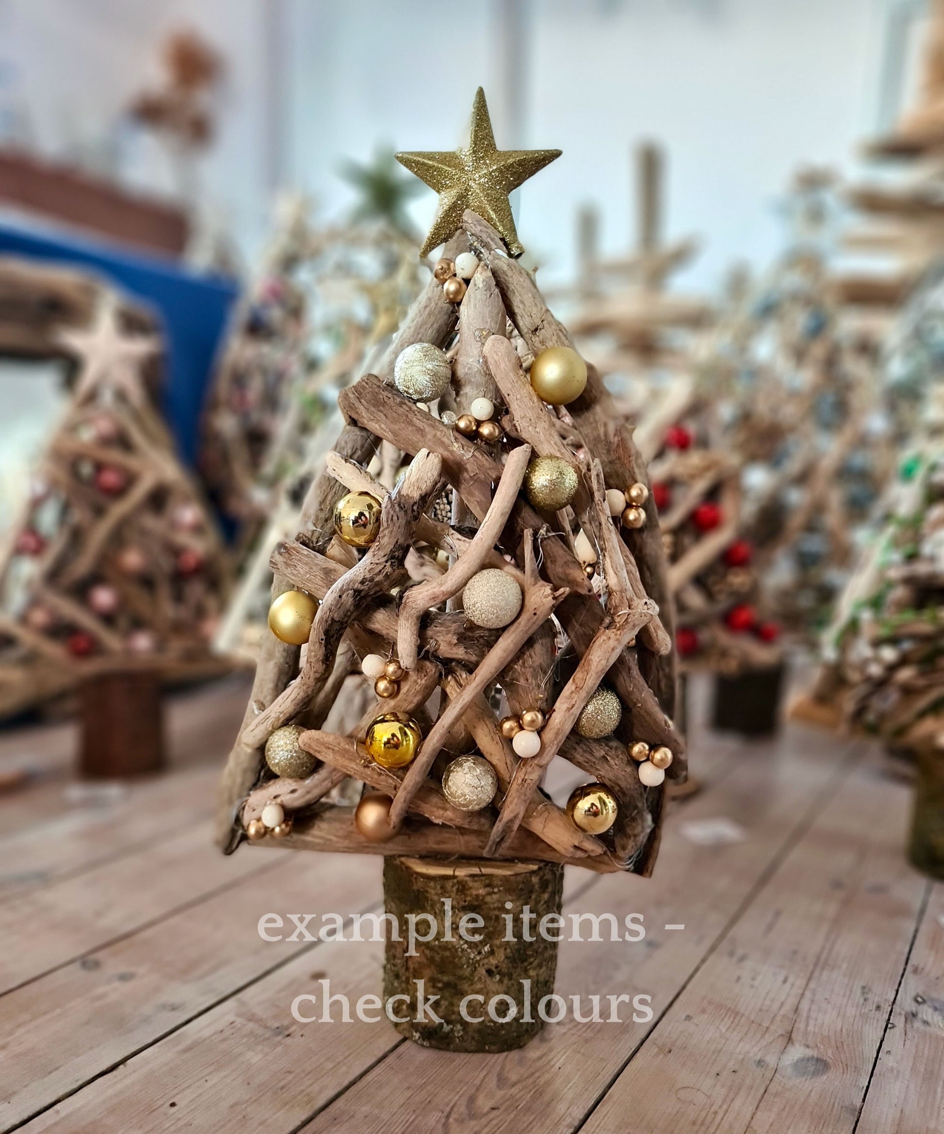 driftwood Christmas tree