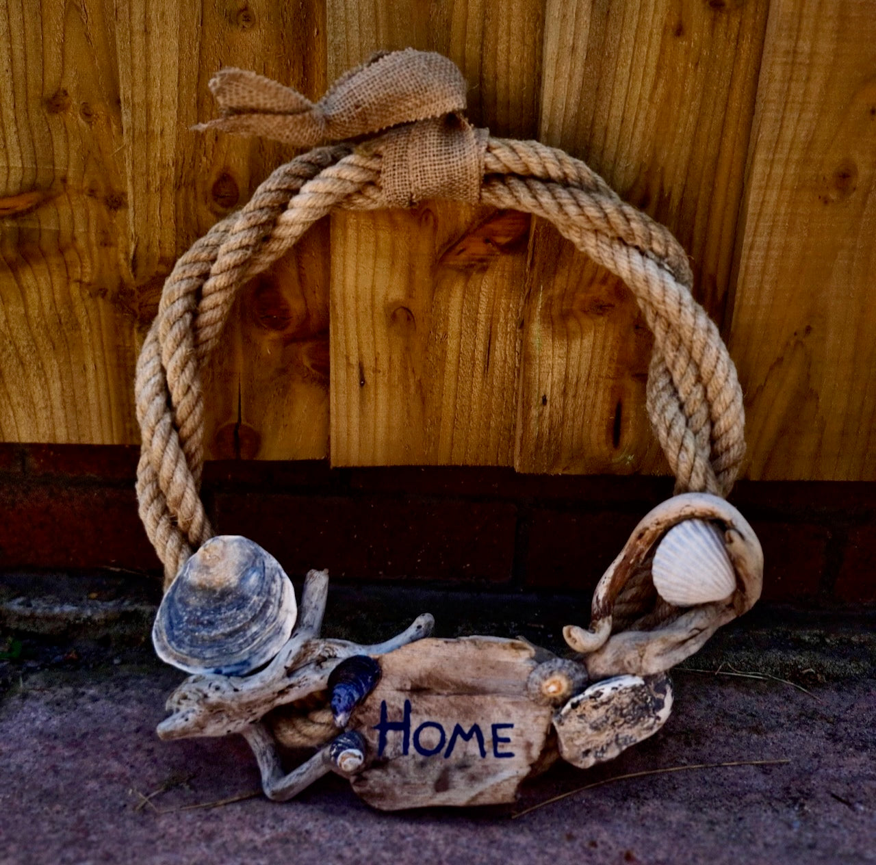 "Home" Wreath